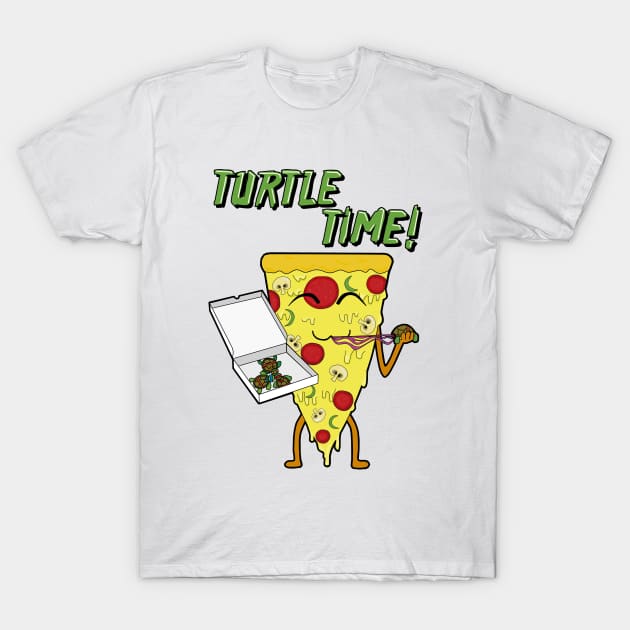 Turtle time! T-Shirt by Siniestra